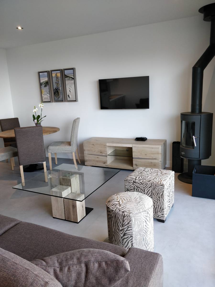 louer un gite avec un séjour avec vue mer en Normandie 