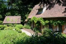 Vue du jardin de la Maison du Vallon à Varengeville sur mer 76
