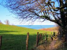 Le GR21 vers la valeuse des Moutiers à Varengeville sur mer proche de Dieppe 76